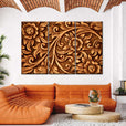 Carved flowers  Wall Art