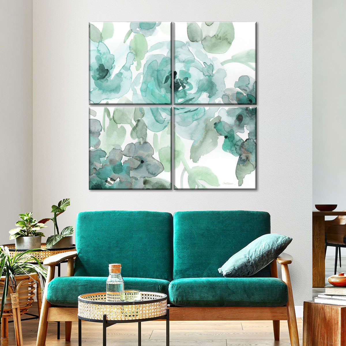 Blue Tree Wall Hanging Wall Art Inspirational Large Canvas Wall Art Tree  Home Decor Paintings on Canvas | ''Blue Tree'' by Elena Dudina