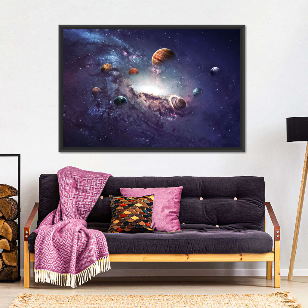 Outer Space Planets Wall Art | Digital Art