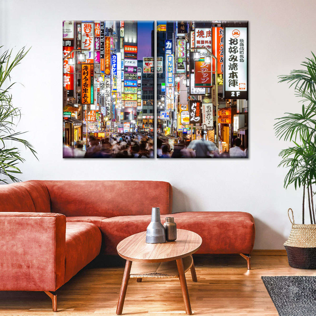 Crowded Shinjuku Tokyo Wall Art | Photography