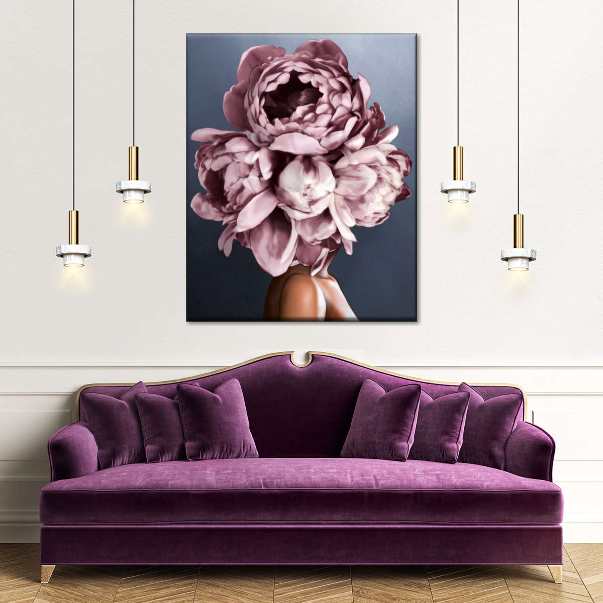 Peony Head Wall Art Digital Art   Lobby 59 16239498 A28d 4488 813d 6f7dda2ee224 