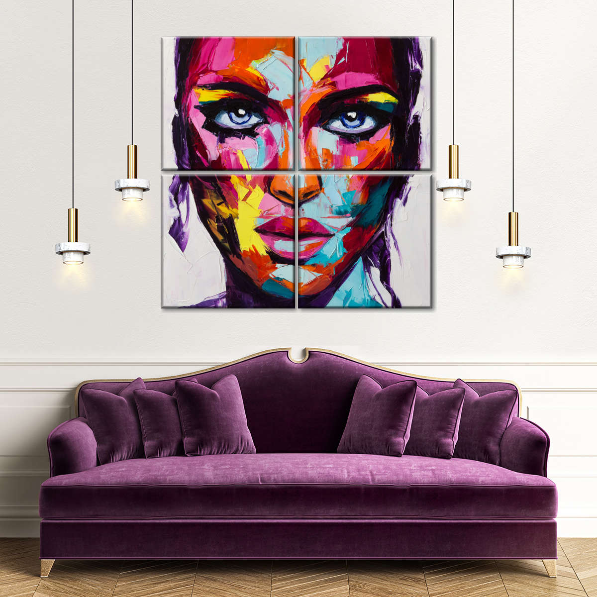 Abstract Woman Oil Wall Art | Painting