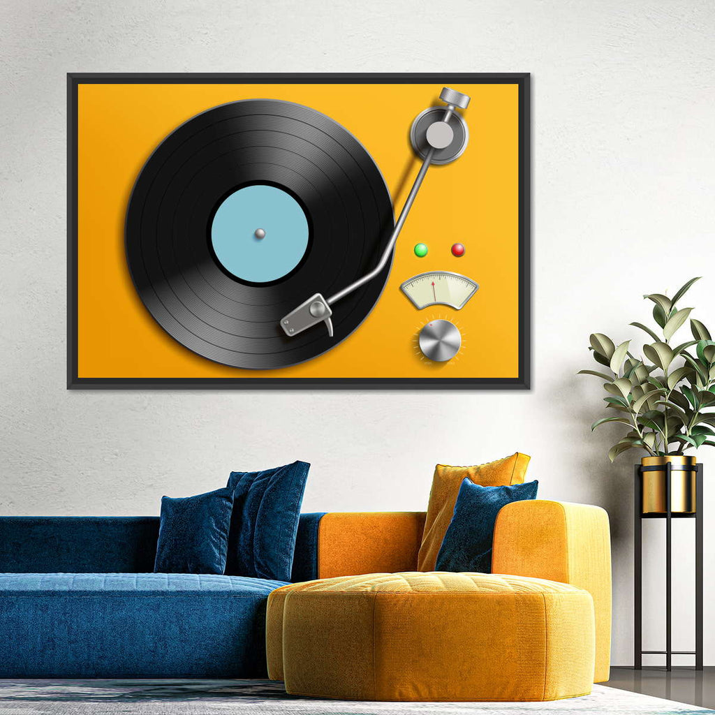 Retro Record Player Wall Art | Photography