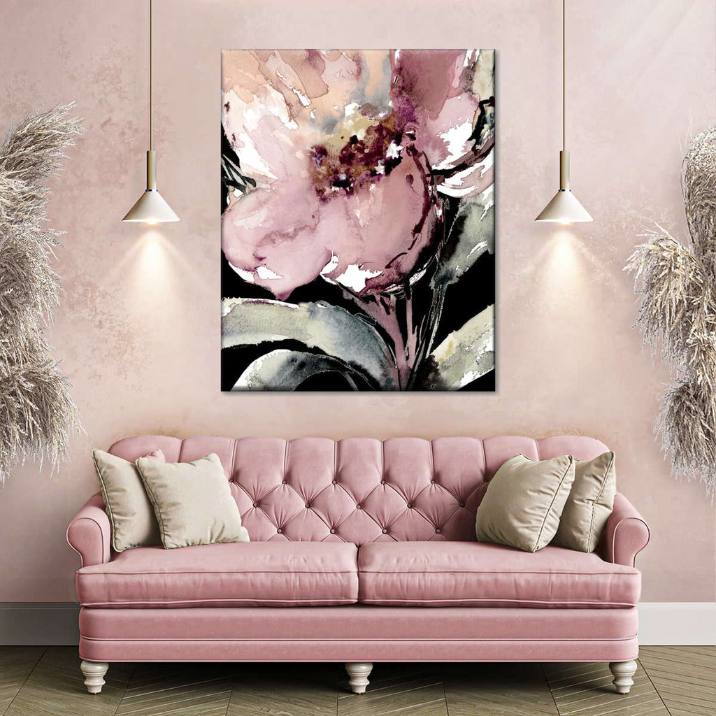 Happy Bloom On Black II Wall Art | Painting | by Lanie Loreth