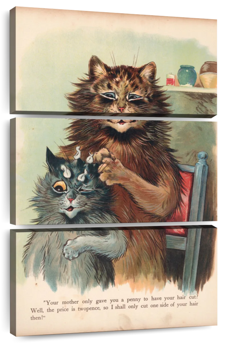Louis Wain Cats VI Art: Canvas Prints, Frames & Posters