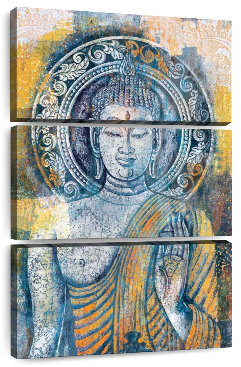 Acrylic Buddha Wall Art | Digital Art