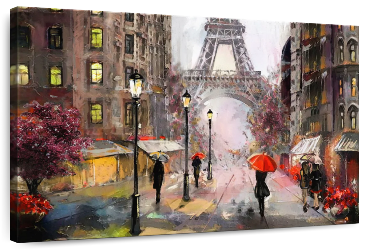 セール期間限定 wall26 キャンバス印刷ウォールアート Amazingパリ ビンテージClipart (Eiffel)  |モダン壁装飾/ホームデコレーションストレッチギャラリーキャンバスラッ