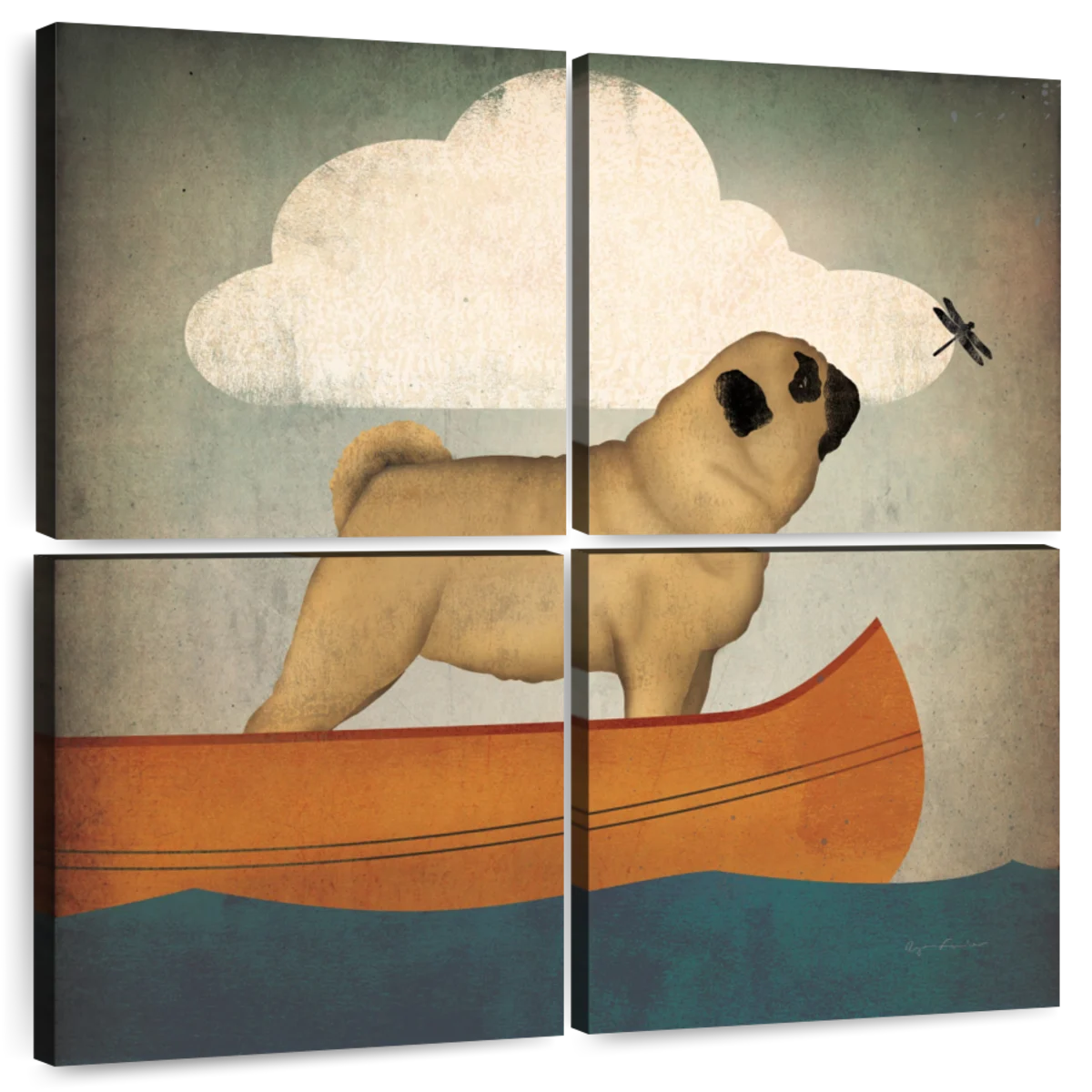 Pug Canoe Co Wall Art