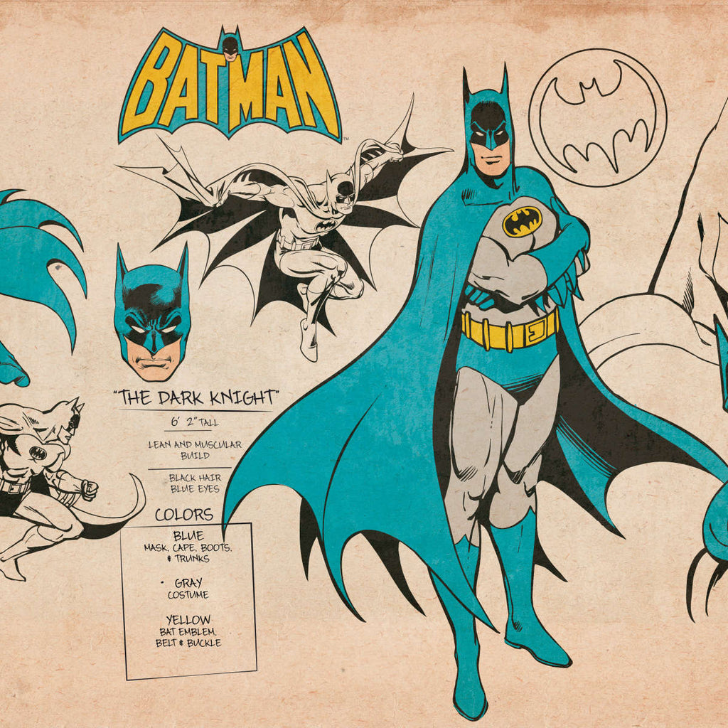 Batman Description Wall Art | Drawing