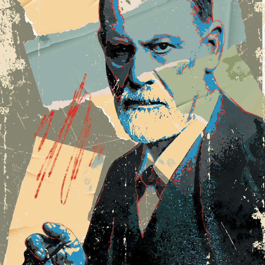 Composite Sigmund Freud Wall Art | Digital Art