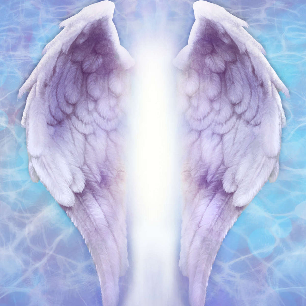 Ethereal Angel Wings Wall Art | Digital Art