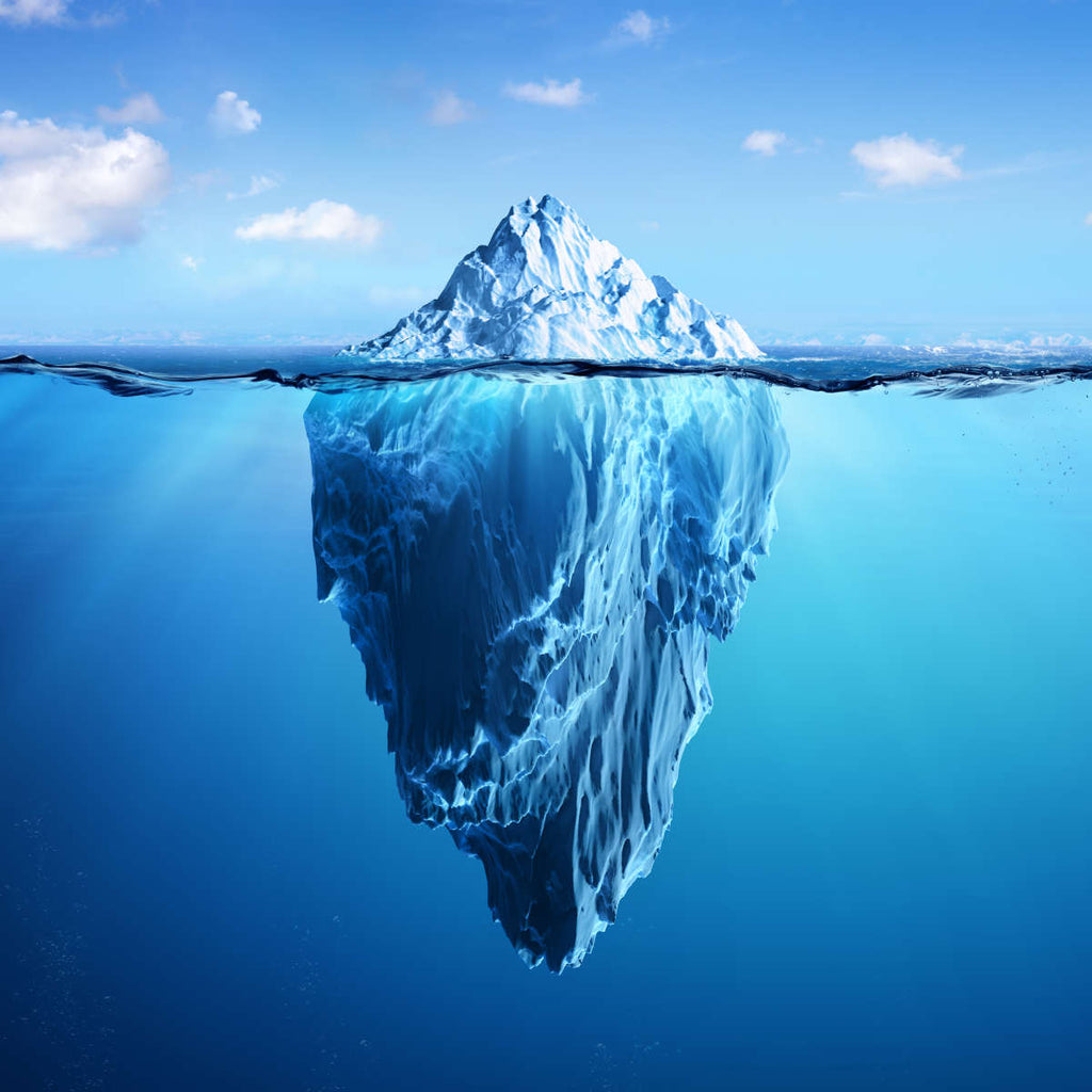 Submerged Iceberg Wall Art | Photography