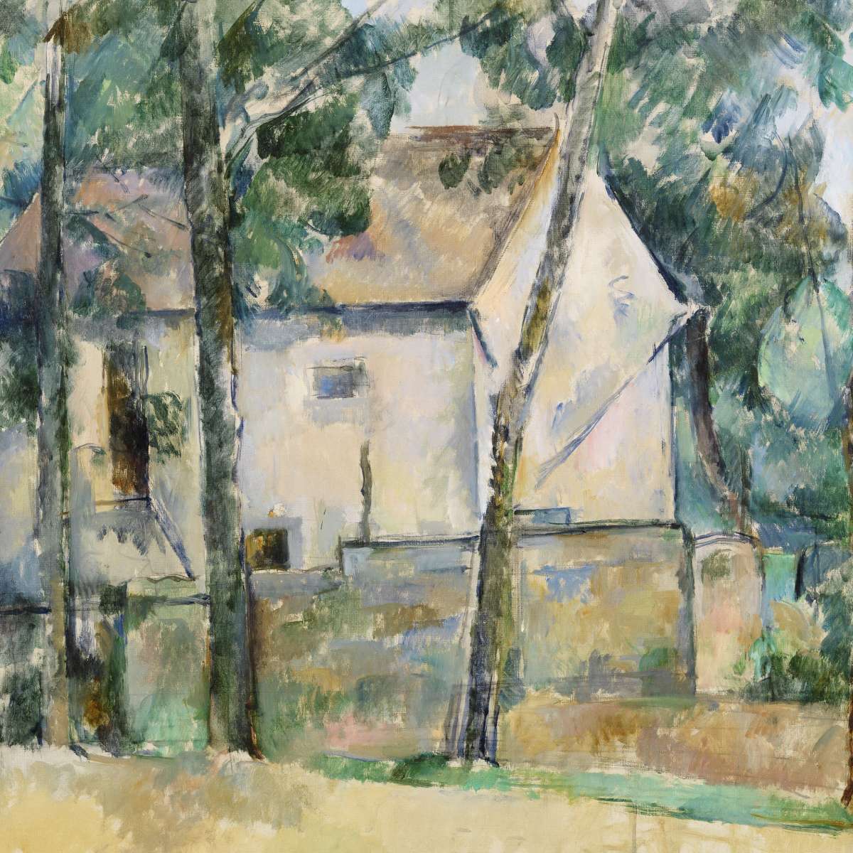 Paul Cézanne, Trees and Rocks in the Park of the Château Noir