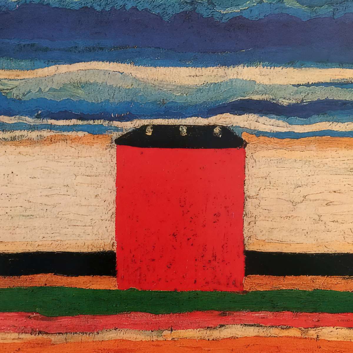 Tableau bureau And Room Kazimir Malevich 60x60cm