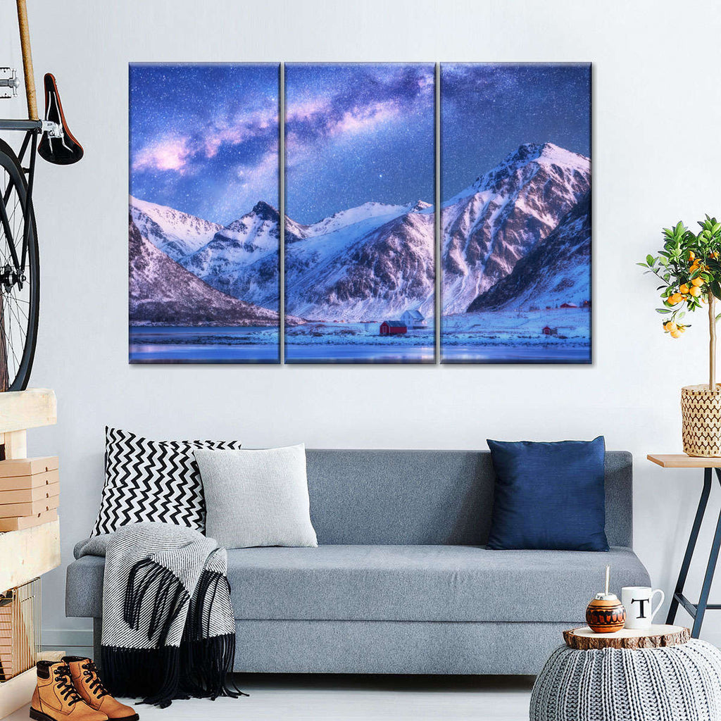 Milky Way Mountains Wall Art | Photography