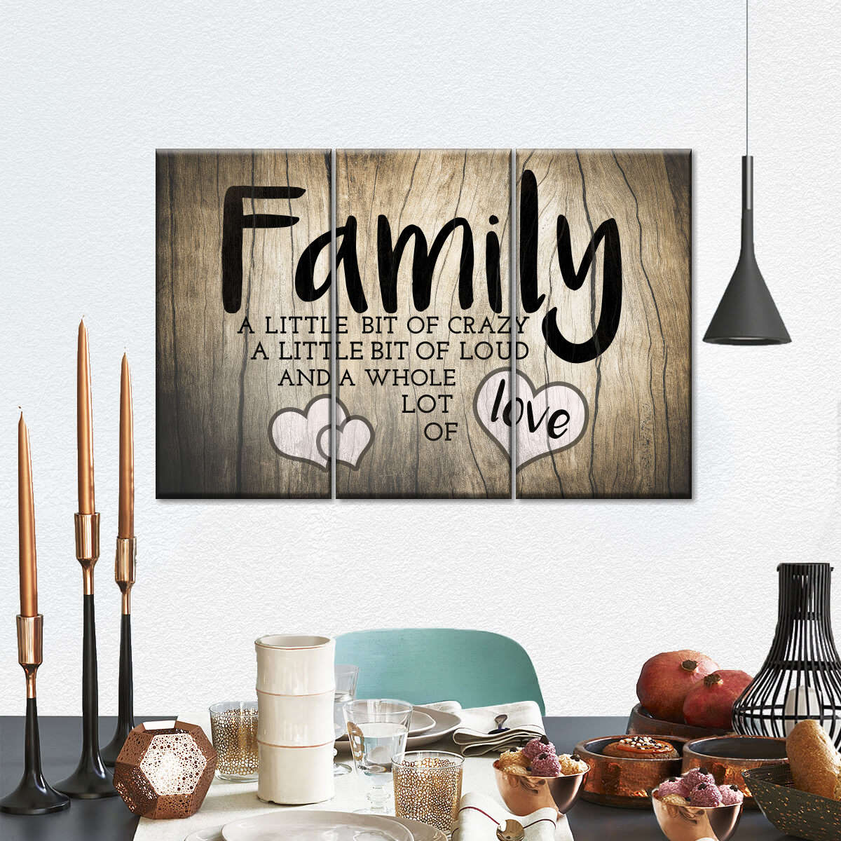 Family Love Typography Wall Art: Canvas Prints, Art Prints & Framed Canvas