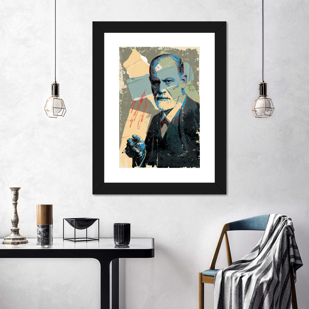Composite Sigmund Freud Wall Art | Digital Art