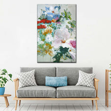 Flower Varity I Multi Panel Canvas Wall Art