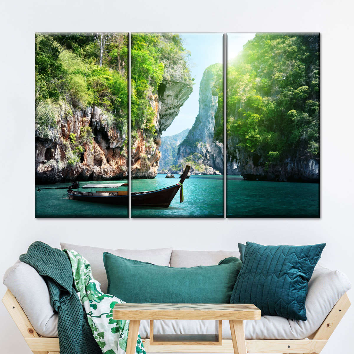 Koh Hong Island Boat Wall Art: Canvas Prints, Art Prints & Framed Canvas