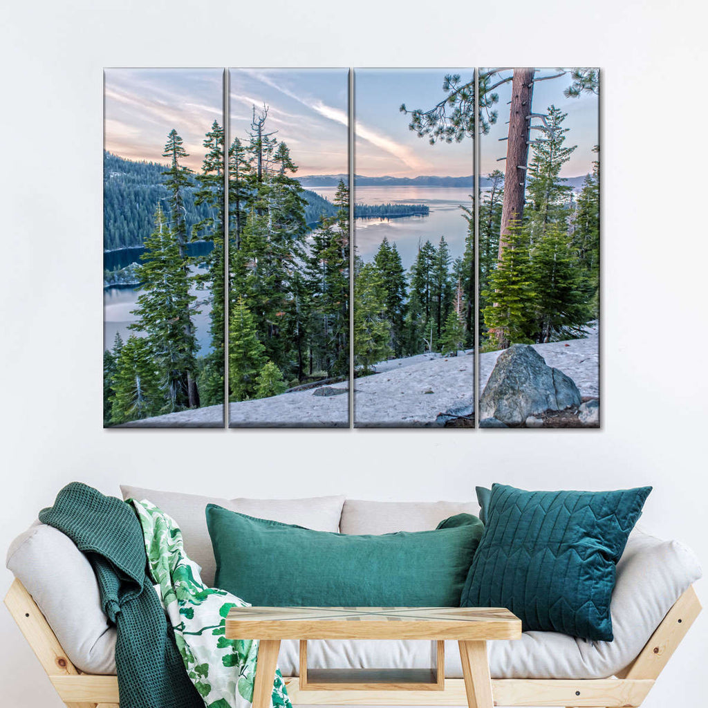 Pines Along Lake Tahoe Wall Art | Photography