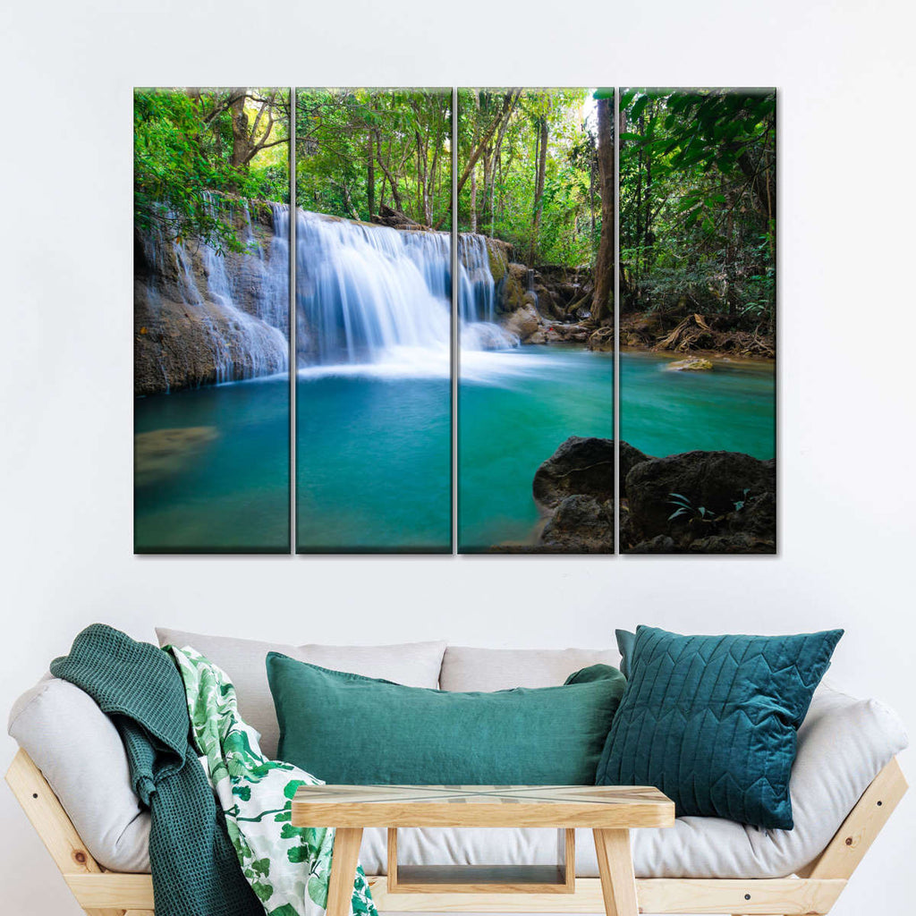 Deep Forest Waterfall Wall Art | Photography