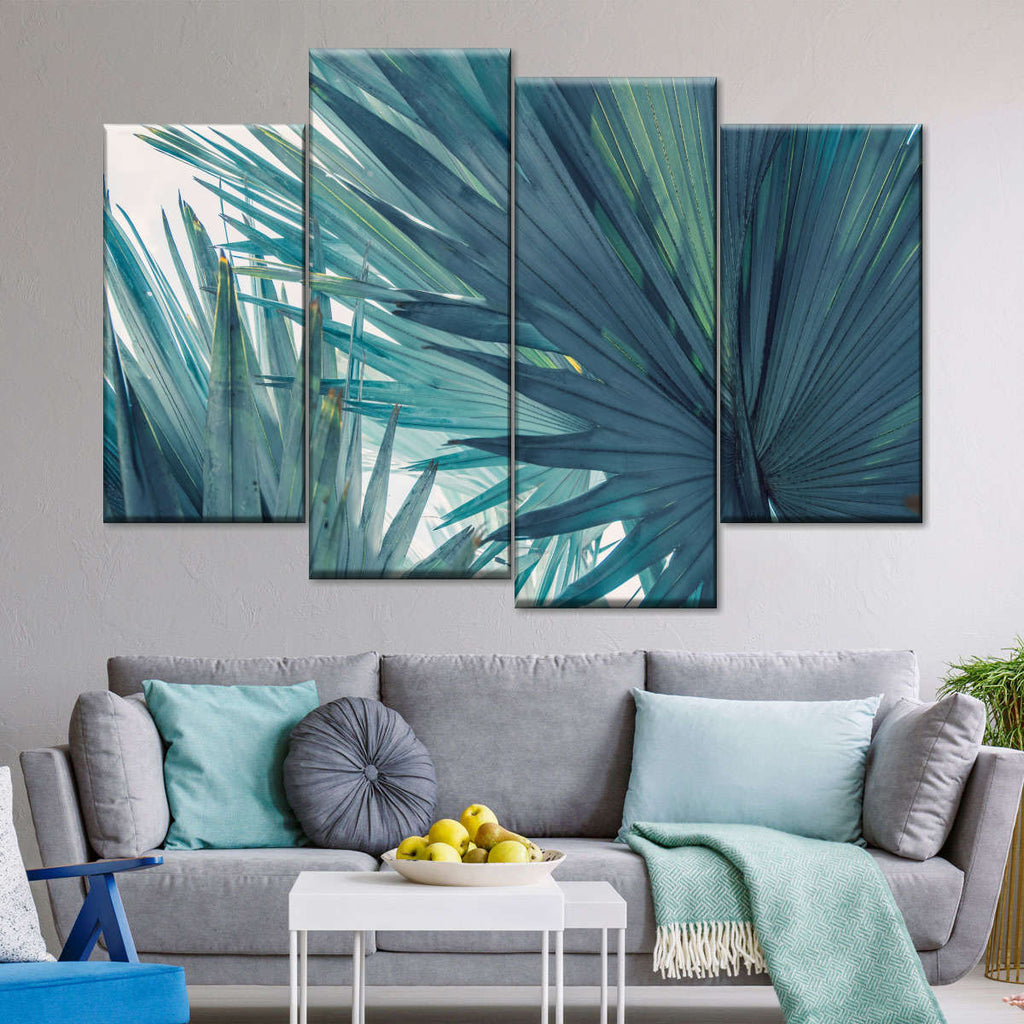 Bushy Palm Leaves Wall Art | Photography