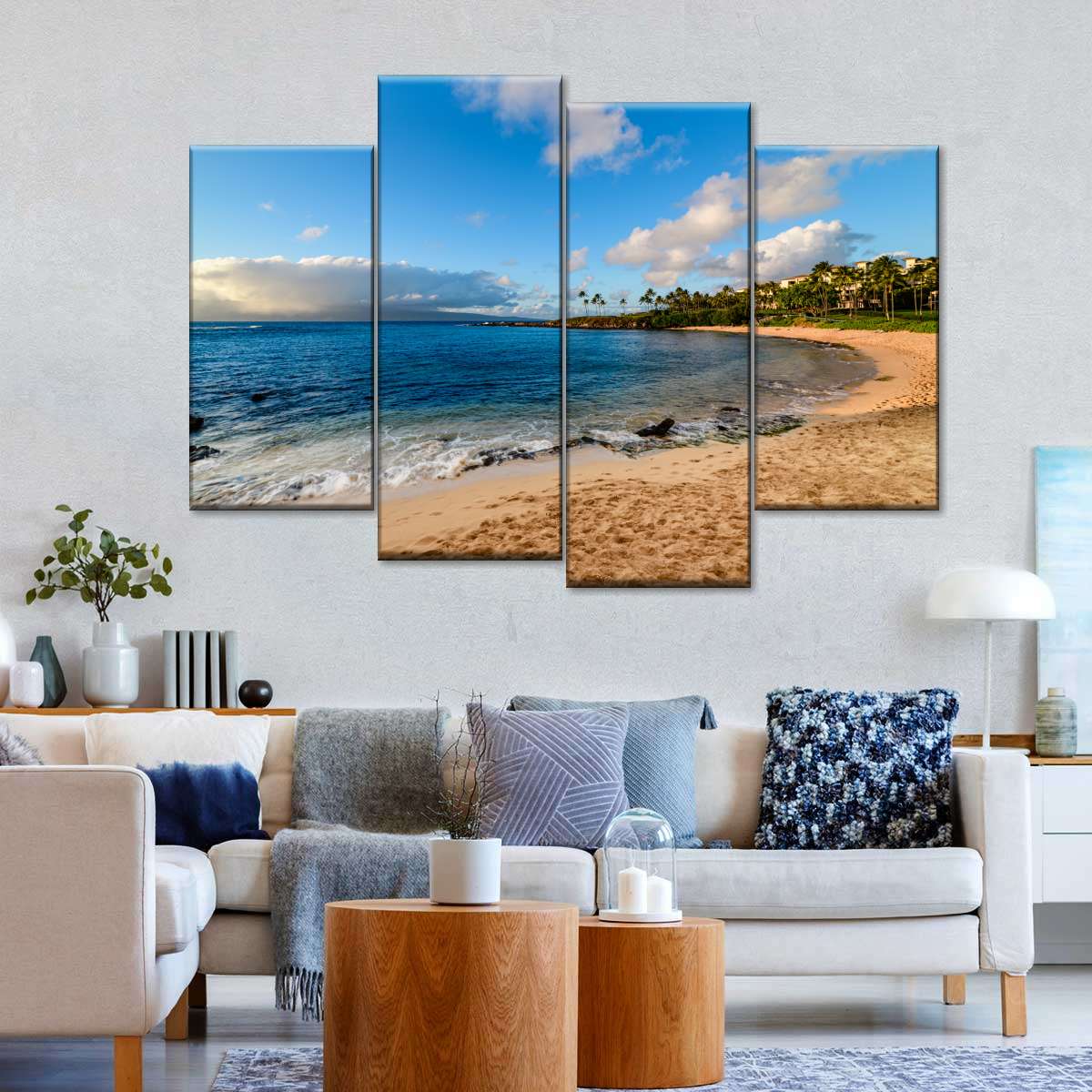 Kapalua Bay Beach Scene Wall Art | Photography