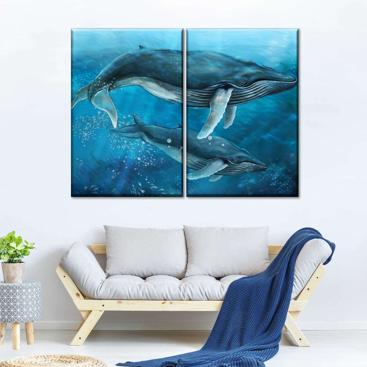 humpback whale art