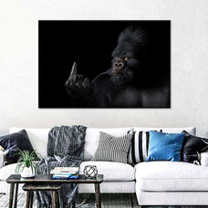 Badass Gorilla Wall Art | Photography