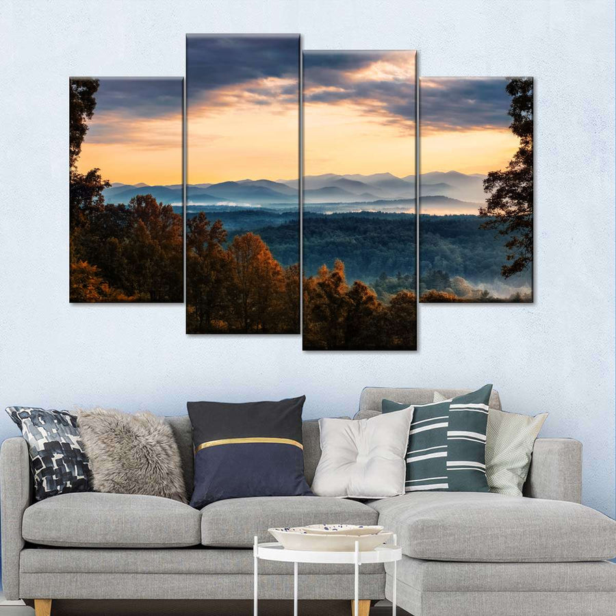 Blue Ridge Mountain Sunrise Wall Art | Photography