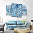 Azul Dotted Coral Horizontal Wall Art | Painting | by Gina Ritter