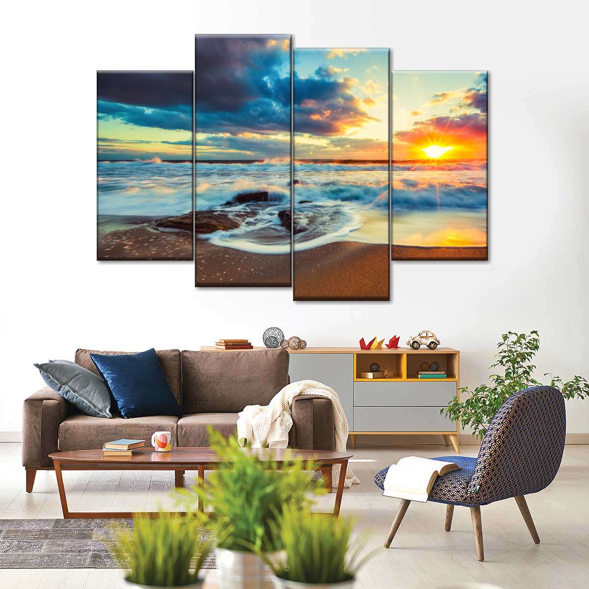 Beach Sunset Cloudscape Wall Art: Canvas Prints, Art Prints & Framed Canvas