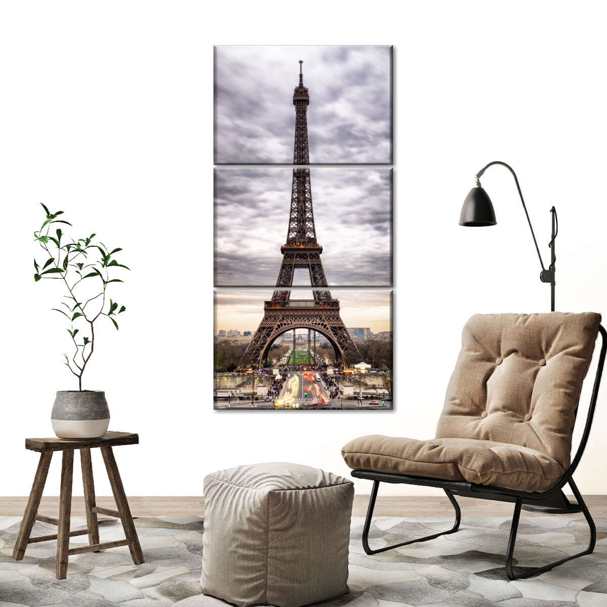 Storm Clouds Eiffel Tower Wall Art: Canvas Prints, Art Prints & Framed ...