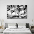 Greyscale Rock Formation Wall Art | Photography