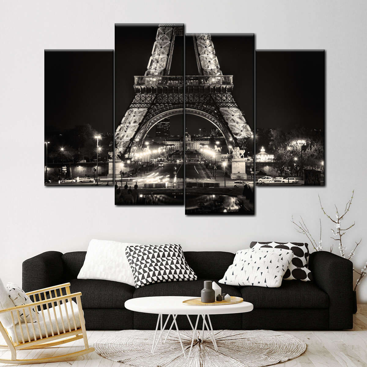 The Eiffel Tower After Dark I Wall Art: Canvas Prints, Art Prints ...