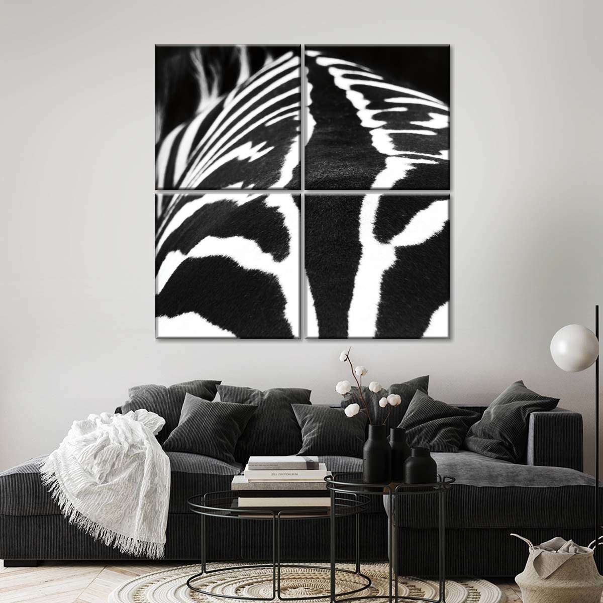 Exotic Patterns Wild Animal Print Canvas Art Set