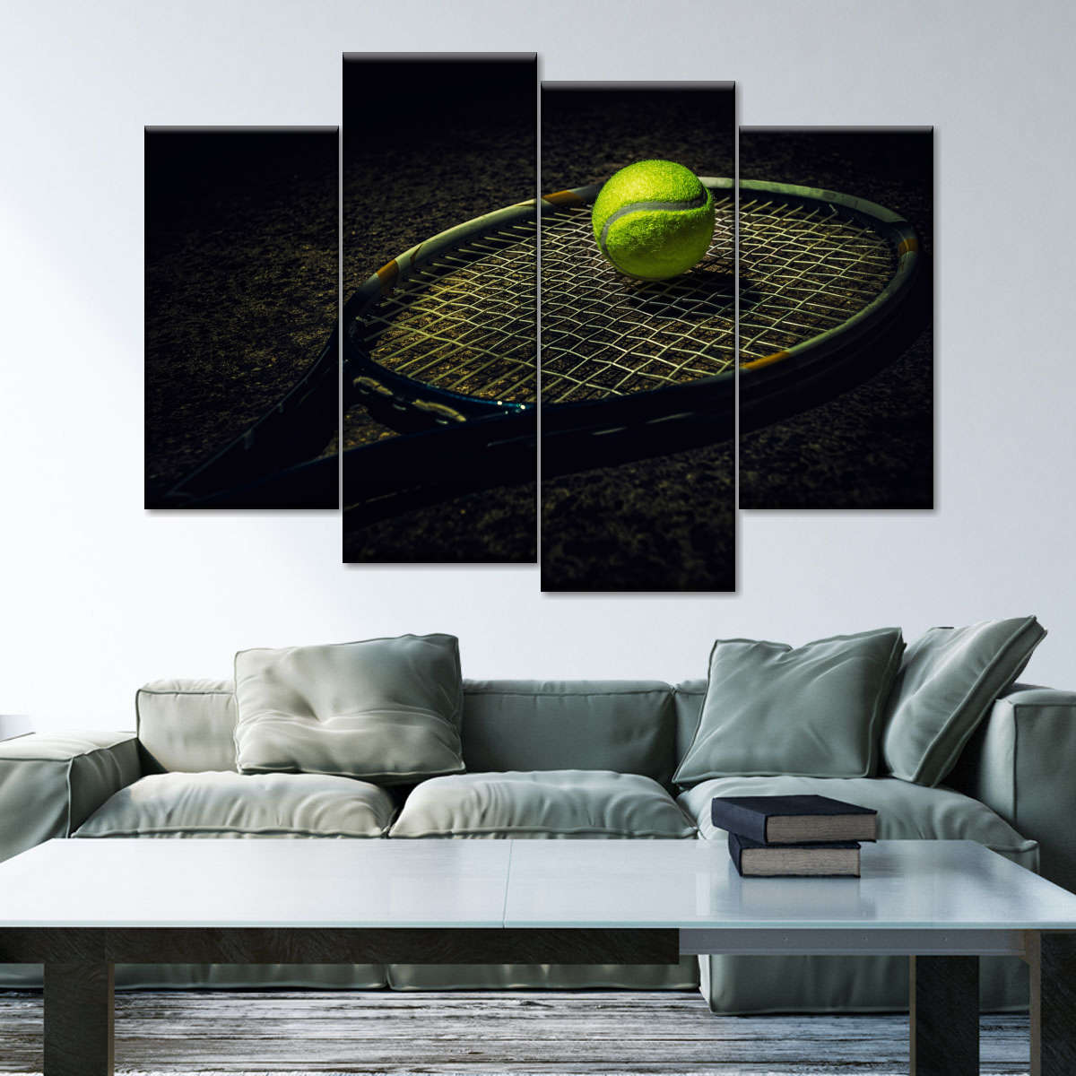 Contemporary Tennis Art Canvas Prints, Frames and Posters