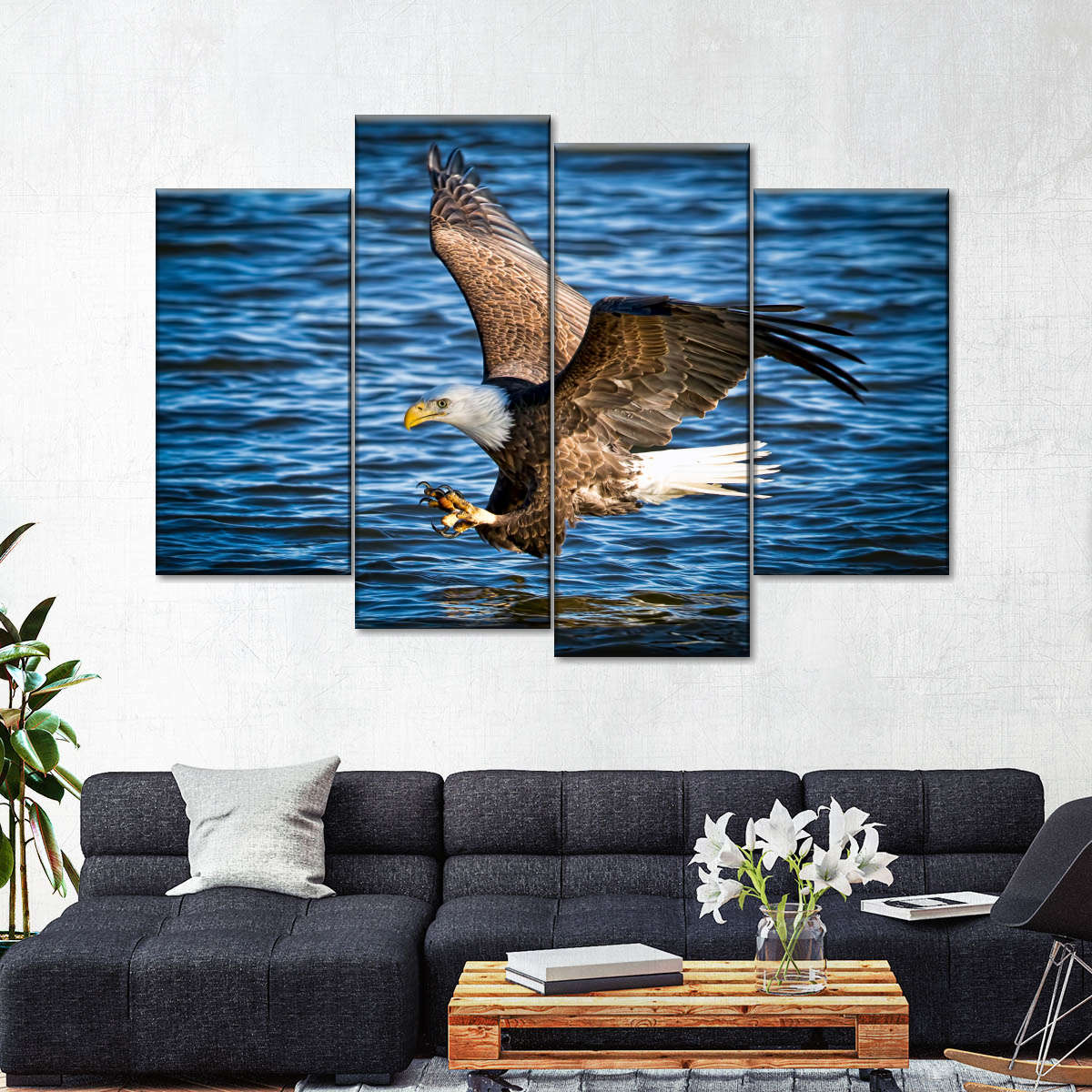 Bald Eagle Fishing Wall Art: Canvas Prints, Art Prints & Framed Canvas
