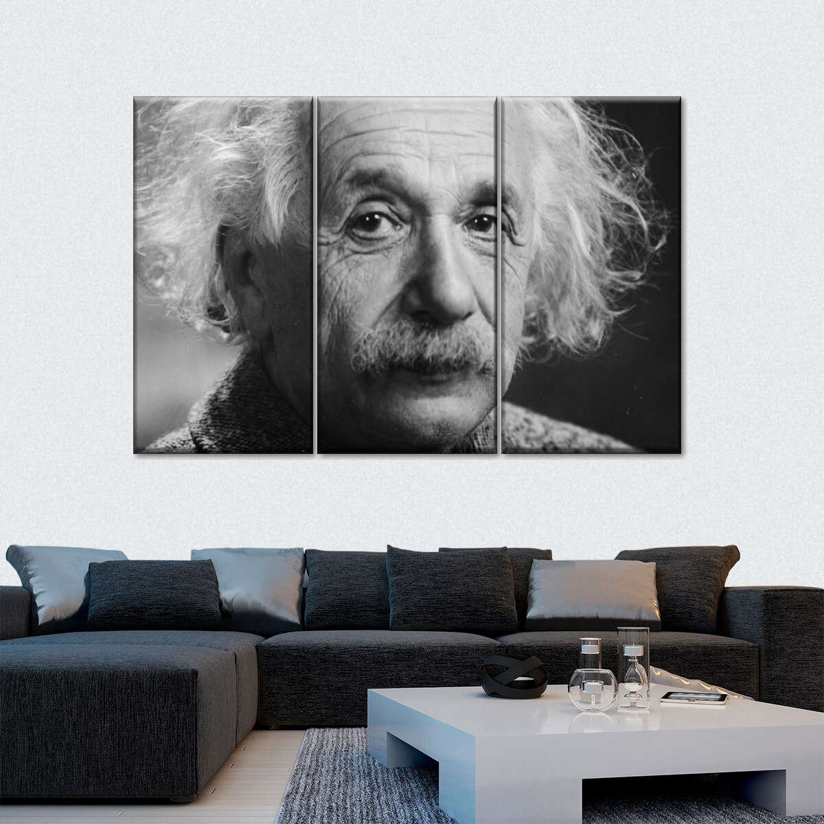 Albert Einstein Multi Panel Canvas Wall Art Elephantstock