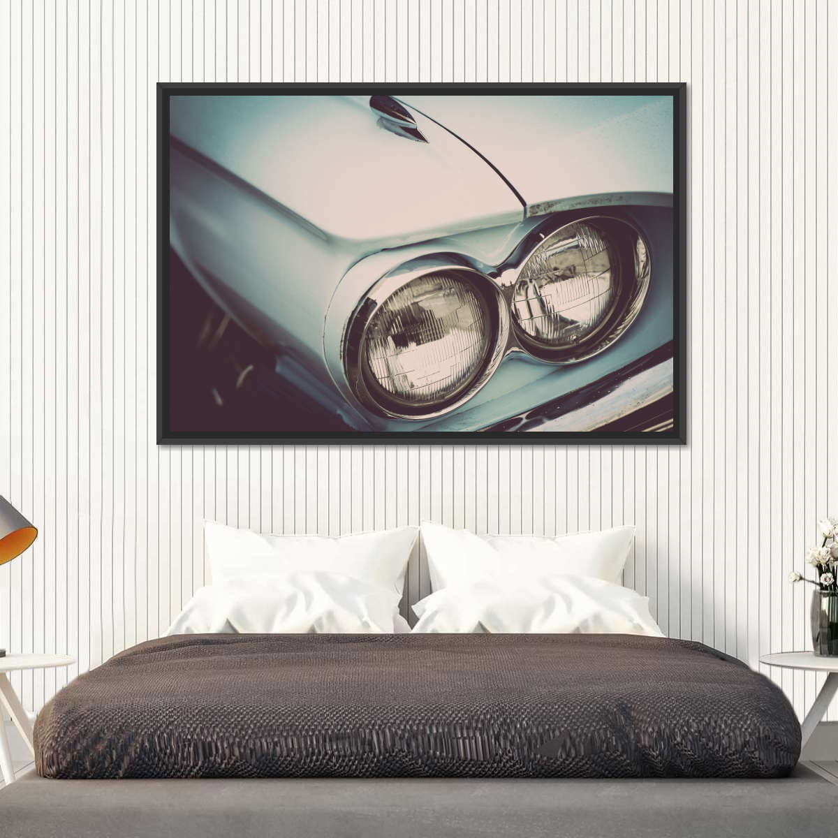 Vintage Headlight Multi Panel Canvas Wall Art