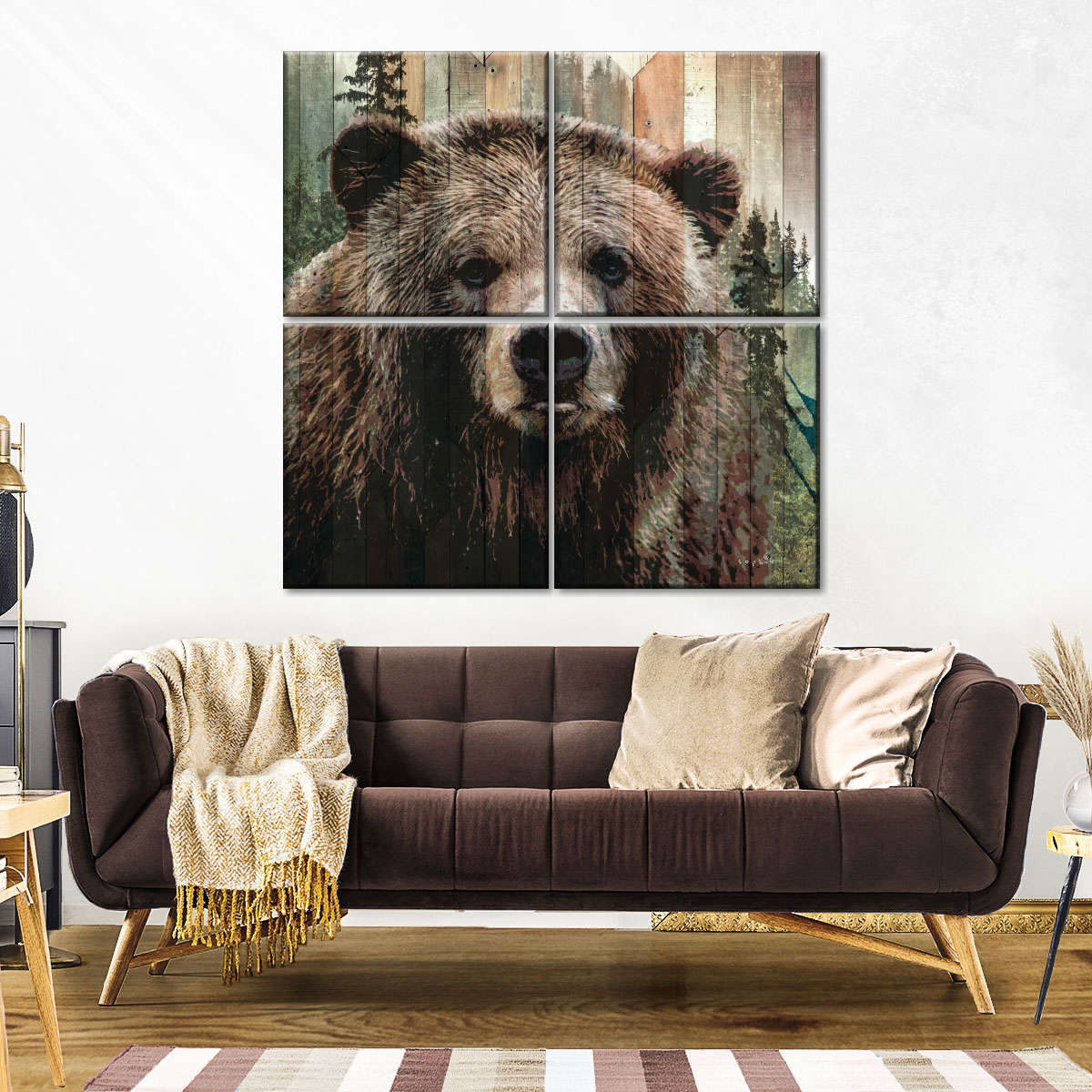 Grizzly Forest Bear Wall Art | Photography | by Sophie 6