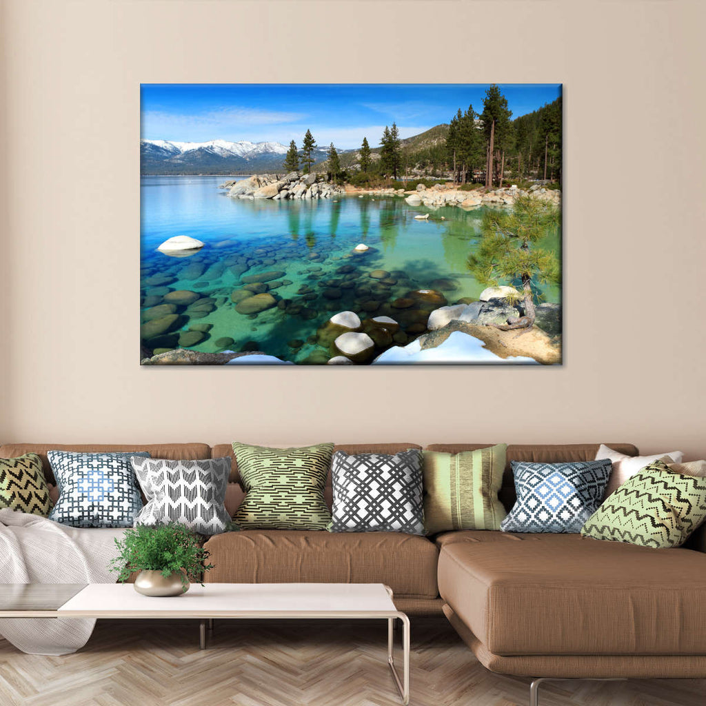 Crystal Blue Lake Tahoe Wall Art | Photography