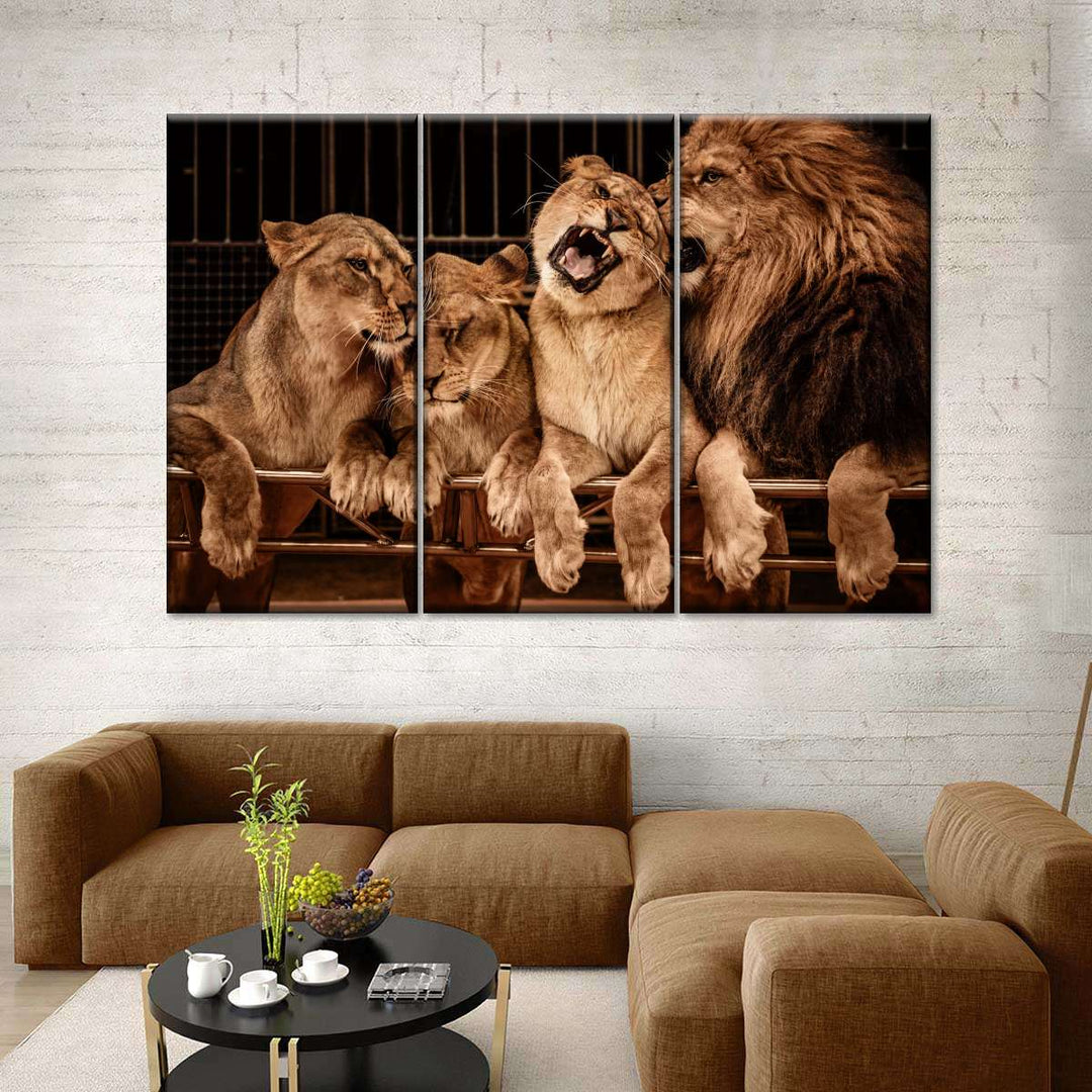 Pride Of Lions Wall Art | Photography
