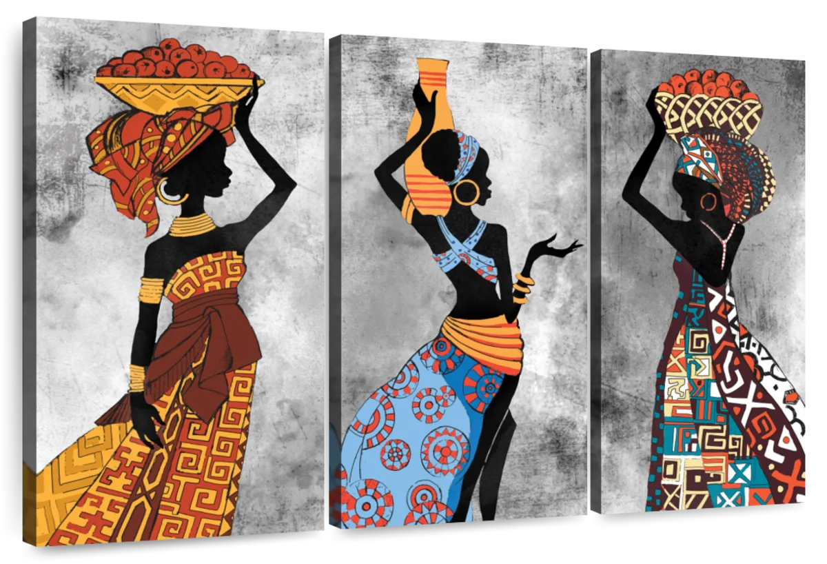 Ethnic African Woman Art: Canvas Prints, Frames  Posters