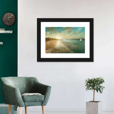 Coastal Glow I Wall Art | Painting | by Danhui Nai