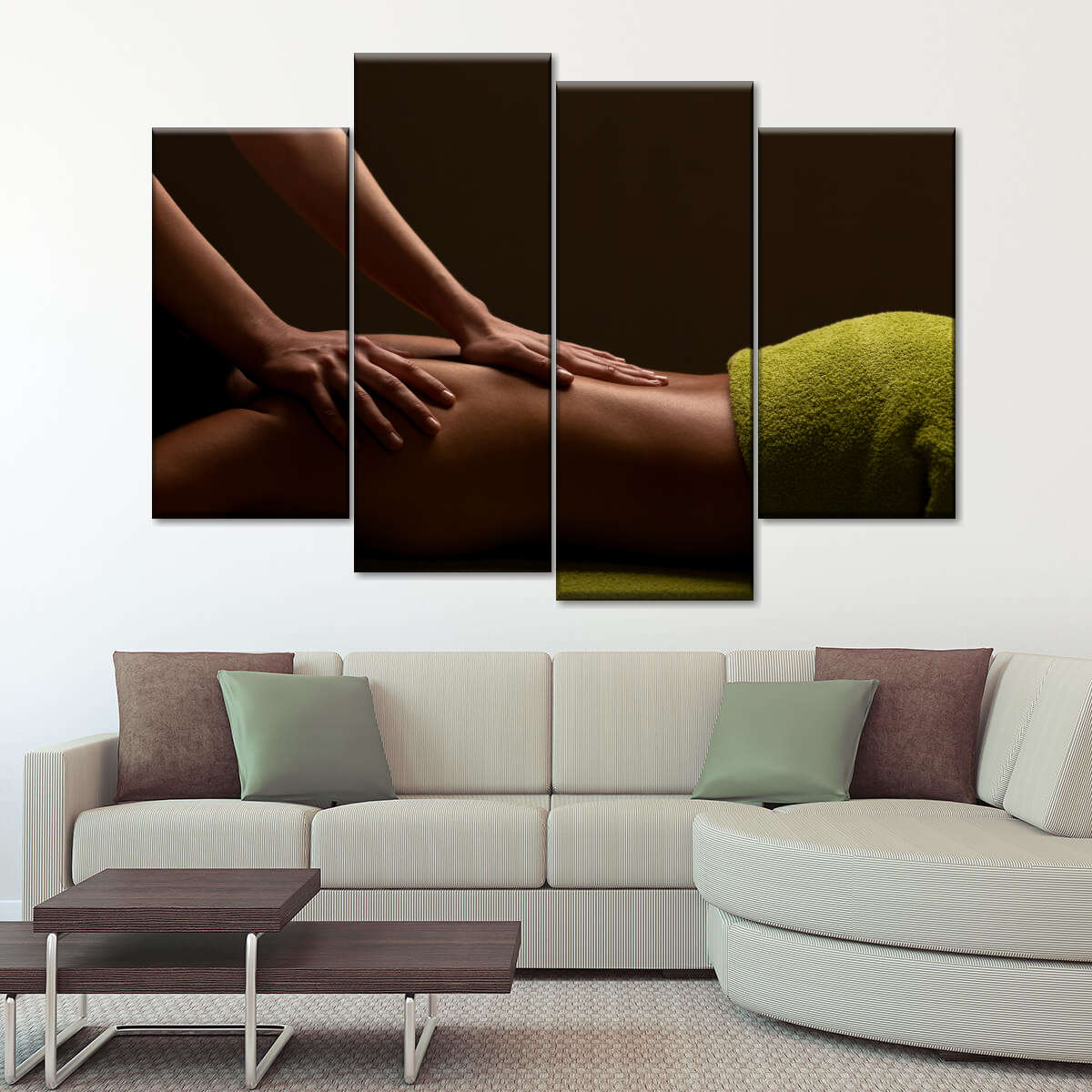 Swedish Massage Multi Panel Canvas Wall Art Elephantstock