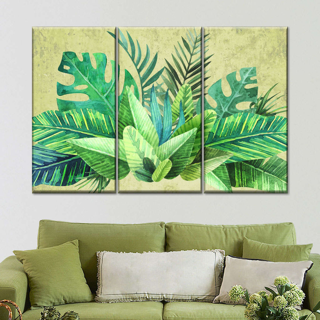 Jungle Greenery Wall Art | Painting