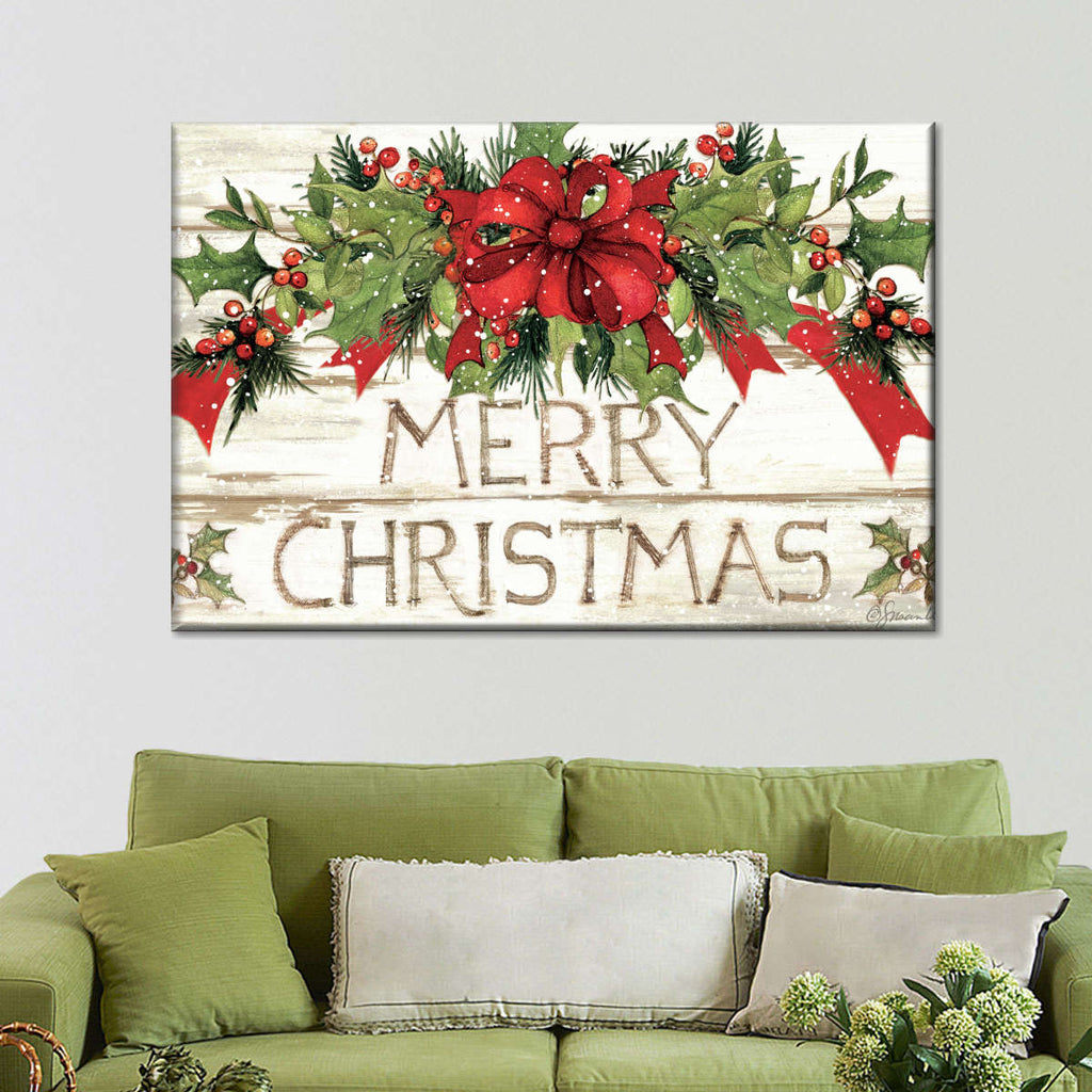 Evergreen Christmas I Wall Art | Painting | by Susan Winget