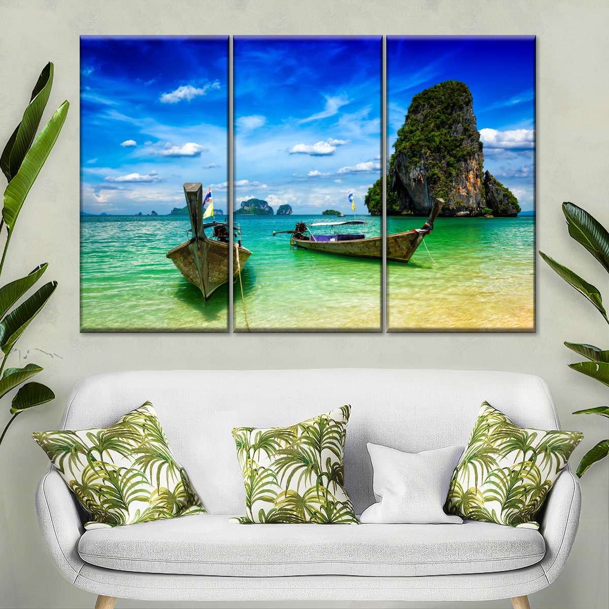 Phra Nang Boats Wall Art: Canvas Prints, Art Prints & Framed Canvas