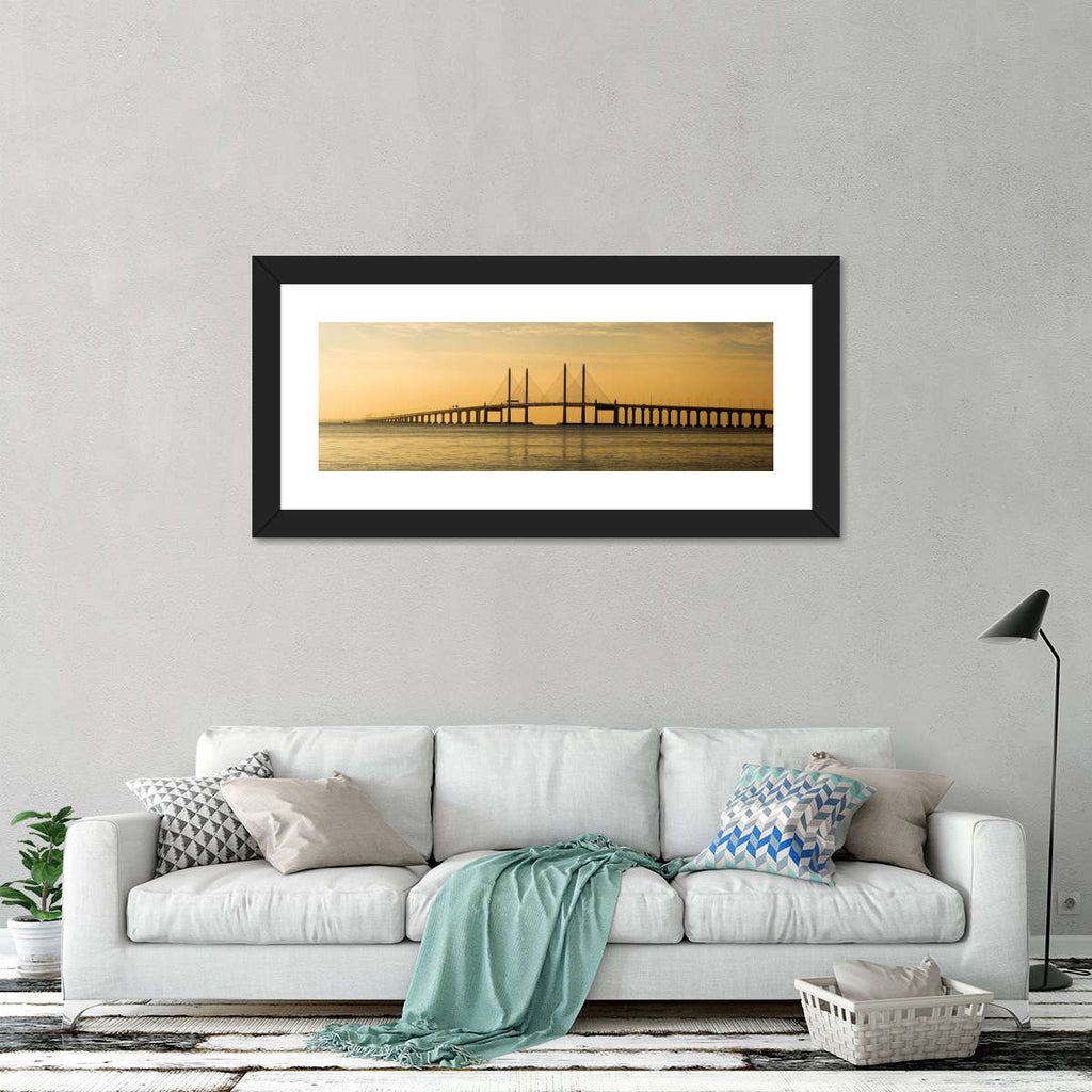 Delaware Bridge Sunset Wall Art | Photography